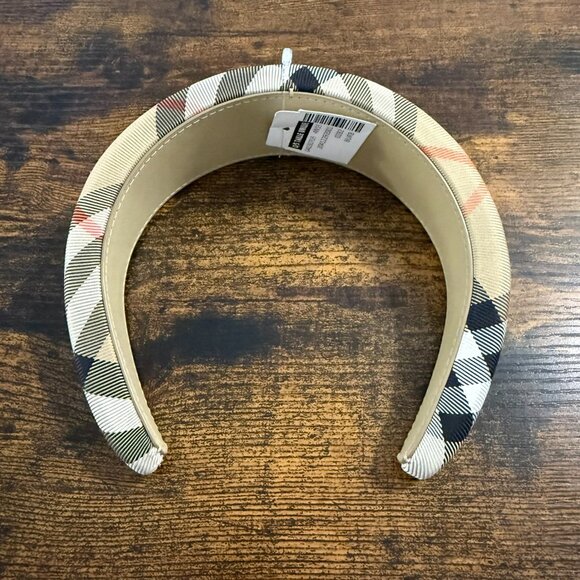 Burberry Check Headband Hairband Accessory Fashion New - Picture 3 of 4